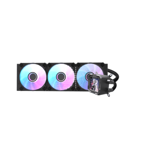 مبرد DarkFlash DV360S 360mm مبرد سائل LCD أسود
