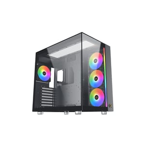 كيس XIGMATECK Aqua Ultra Mid-Tower ATX أسود