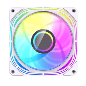 DarkFlash INF 24T 120mm ARGB Case Fan 5-in-1 Pack White