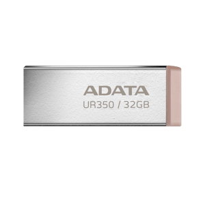 فلاش ADATA UR350 128GB USB 3.2 مقاوم للماء أسود