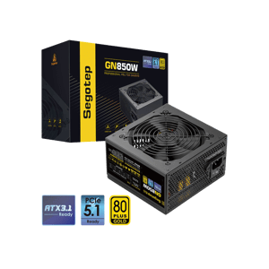 Segotep GN850W 850W 80+ Gold Non-Modular ATX 3.1 & PCIe 5.1 Power Supply