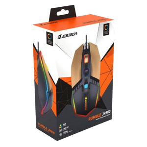Jertech JR800 Rumble Mouse Wired 4800 DPI Black