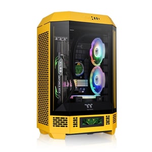 كيس Thermaltake Tower 300 Bumblebee Micro-ATX 2x140mm CT Fan 420mm Radiator