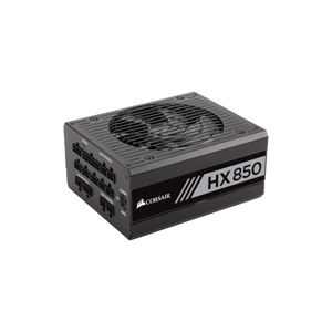 باور سبلاي Corsair HX Series 850W 80+ Platinum معياري بالكامل أسود