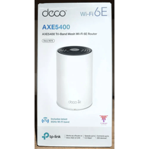 TP-Link Deco XE75 AXE5400 Tri-Band WiFi 6E Mesh Router