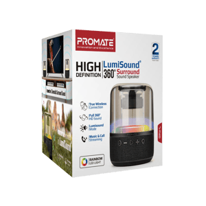 Promate Glitz-L 10W LumiSound 360° Wireless Speaker