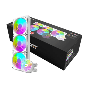DarkFlash Radiant DC360 360mm AIO Liquid Cooler White