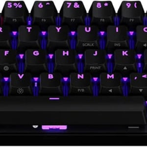 كيبورد Logitech G Pro X 60% Optical-Mechanical لاسلكي RGB أسود
