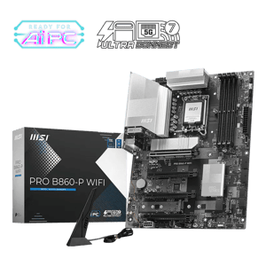 لوحة أم ام اس اي برو MSI PRO B860-P WIFI بمقبس LGA 1851 ودعم ذاكرة DDR5 بحجم ATX