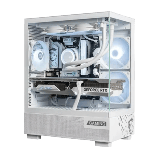 MSI MAG PANO M110L PZ Micro-ATX Case White Panoramic Glass