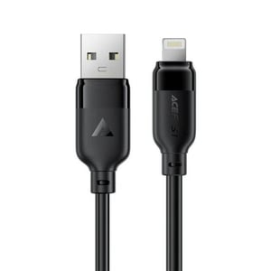 AceFast USB-A to Lightning Cable 1.2m Black