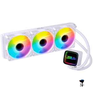 مبرد Zeus Liquid Freeze 360mm AIO سائل ARGB أبيض 280W TDP