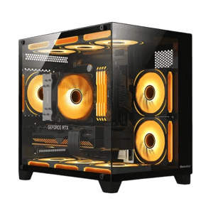 Huntkey Storm S920 Micro-ATX Case Black ARGB 3 Fan