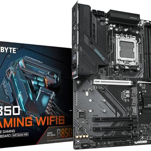 لوحة أم جيجابايت ألعاب GIGABYTE B850 GAMING WIFI6 بمقبس AMD AM5 ودعم ذاكرة DDR5 بحجم ATX