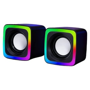 سبيكر Xtrike Me SK-201 2.0 قناة 6W سلكي RGB أسود
