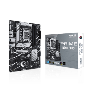 مذربورد أسوس PRIME B760-PLUS لمعالجات LGA 1700 مقاس ATX مع DDR5 و PCIe 5.0
