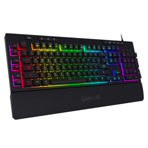 Redragon K512 Shiva Full-Size Membrane Wired RGB Gaming Keyboard Black