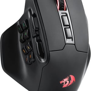 ماوس Redragon M811 RGB 12400 DPI سلكي أسود