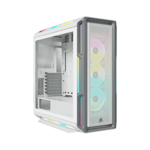 كيس Corsair iCUE 5000T Mid-Tower أبيض زجاج مقسى RGB
