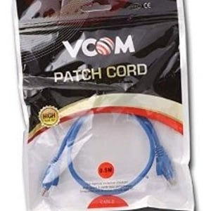 كيبل VCOM Cat5e UTP Patch Cord RJ45 إلى RJ45 0.5m
