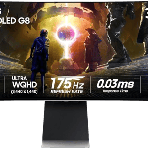 Samsung Odyssey OLED G8 34" 3440x1440 175Hz QD-OLED Gaming Monitor