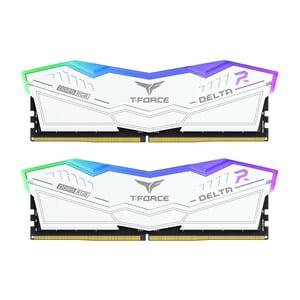 Team Group T-Force Delta RGB DDR5 32GB (2x16GB) 6000MHz White Memory