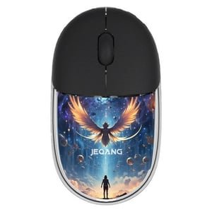 ماوس Jeqang JW-D236 1600 DPI لاسلكي RGB أسود