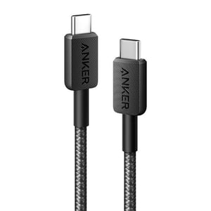 كيبل Anker USB-C إلى USB-C 1.8m أسود