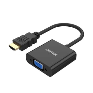 محول UNITEK HDMI إلى VGA أسود
