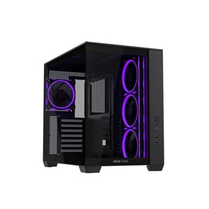 كيس ASUS A32 Plus ATX أسود مع 4 مراوح ARGB