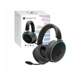 سماعات GALAX HOF Maestro H1 7.1 Surround RGB USB للألعاب أسود مطفي