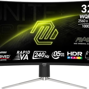 شاشة MSI MAG 325CQRXF 31.5″ 2560x1440 240Hz VA