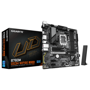 لوحة أم Gigabyte B760M DS3H Intel B760 LGA1700 Micro-ATX DDR5