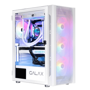 كيس Galax Revolution-06 Mid-Tower ATX أبيض زجاج مقوى