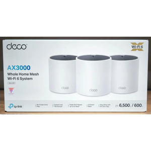 TP-Link Deco X55 AX3000 WiFi 6 Dual-Band Mesh System (3-Pack)