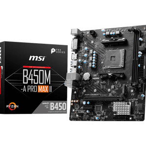 MSI B450M-A PRO MAX II AM4 Micro-ATX DDR4 Motherboard