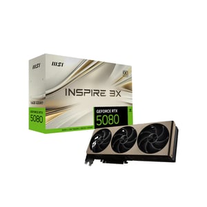 كارت شاشة MSI Inspire GeForce RTX 5080 16GB GDDR7 3X OC Edition