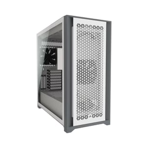 كيس Corsair 5000D Airflow Mid-Tower أبيض