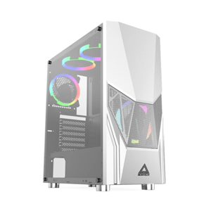 كيس Montech Fighter 500 Mid-Tower ATX Micro-ATX Mini-ITX أبيض