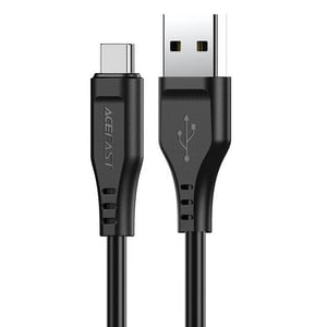 AceFast USB-A to USB-C Cable 1.2m Black