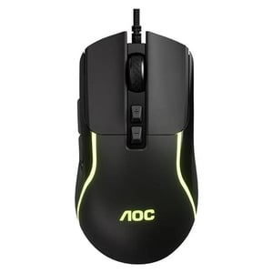 ماوس AOC GM170 7200 DPI سلكي RGB أسود