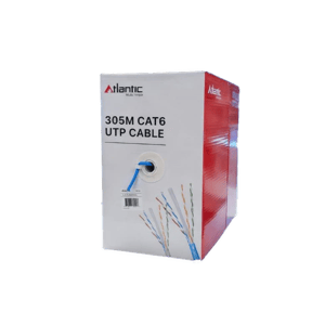 كيبل Atlantic Cat6 UTP Ethernet 305m Roll رمادي