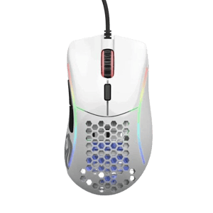 Glorious Model D- Wired Gaming Mouse Glossy White