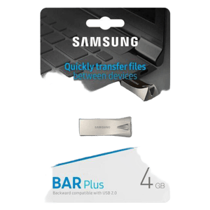 Samsung BAR Plus 4GB USB 3.2 Flash Drive Metal Design
