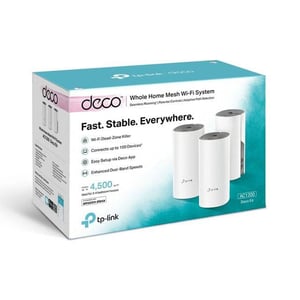 راوتر TP-Link Deco E4 AC1200 WiFi 5 ثنائي النطاق ميش 3 قطع