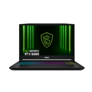 MSI Katana 15 HX B14WFK-660XAE, Intel Core i7-14700HX, RAM 16GB, SSD 512GB, NVIDIA RTX 5060 8GB, 15.6 Inch FHD IPS 144Hz, Black