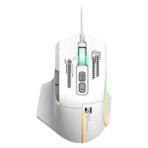 R8 1639 Wired Mouse 3600 DPI White RGB