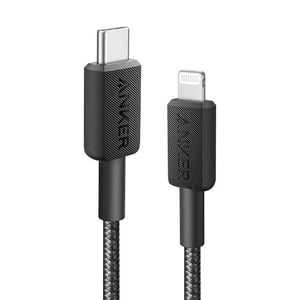 كيبل Anker USB-C إلى Lightning 91cm أسود