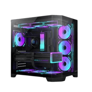 Huntkey Snowstorm Max S970 Mid-Tower Case Black ARGB