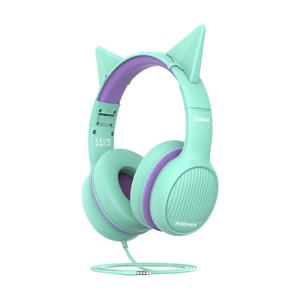 Promate Simba Over-Ear Wired Headset 40mm with Microphone Black